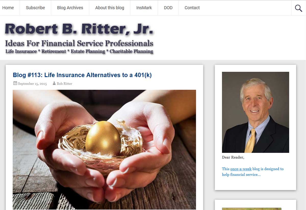 www.robert-b-ritter-jr.com website image